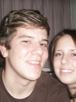 Foto di una coppia di adolescenti americani