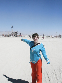 Foto di una ragazza alternativa