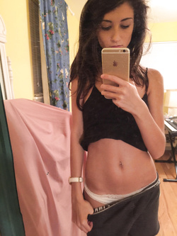 Selfie hot di una ragazzina figa