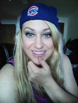 Selfie di una porcona americana