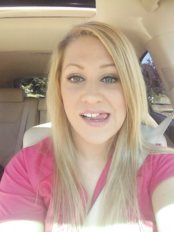 Selfie di una porcona americana