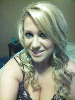 Selfie di una porcona americana