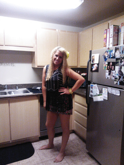 Selfie di una porcona americana