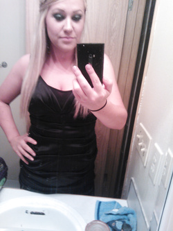 Selfie di una porcona americana