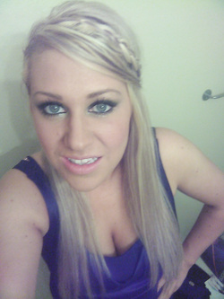 Selfie di una porcona americana