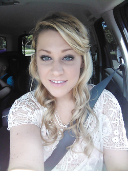 Selfie di una porcona americana