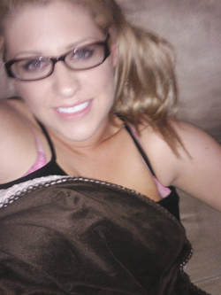 Selfie di una porcona americana