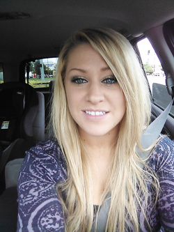 Selfie di una porcona americana