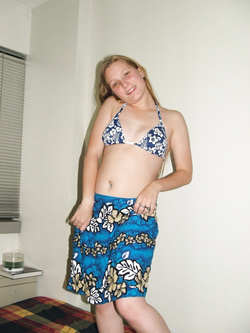 Troietta norvegese esibizionista