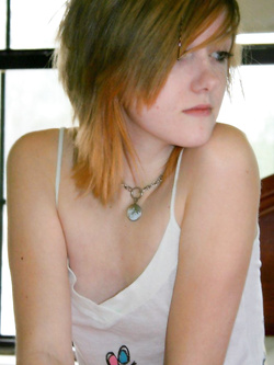 Foto di una teen esibizionista