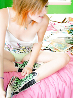 Foto di una teen esibizionista