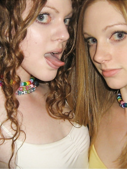 Foto di due ragazze lesbiche canadesi