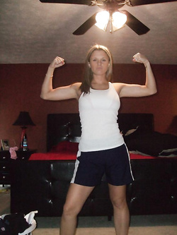 Foto di una cheerleader tettona