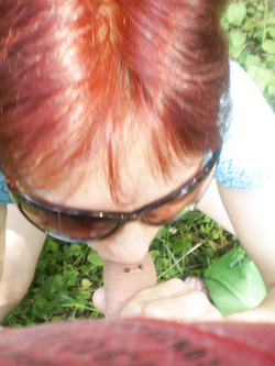 sucks dick in the park