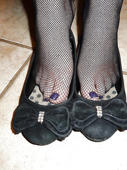 Piedi amichetta e il mio cazzo