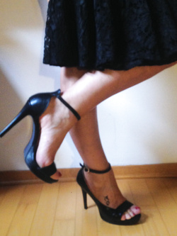 I miei piedi sexy, su tacchi alti!
