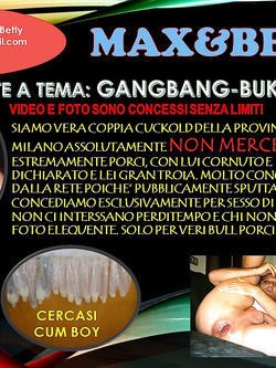 Max e Betty coppia sputtanata in rete con lui Cornuto e Froc