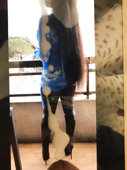 La Troia Black vuole bere la mia sborra come una cagna