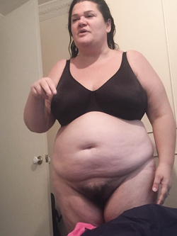 BBW Wife Sal Takes Her Bra And Panties Off