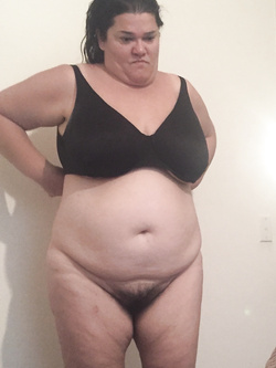 BBW Wife Sal Takes Her Bra And Panties Off