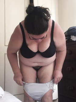 BBW Wife Sal Takes Her Panties Off For You