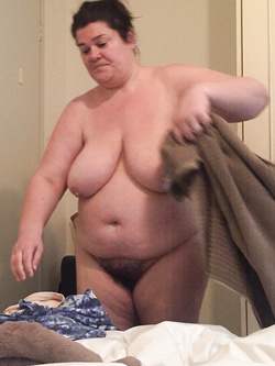 Exposed Unaware BBW Wife Sal Taking Off Bra And Panties