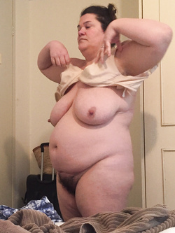 Exposed Unaware BBW Wife Sal Taking Off Bra And Panties