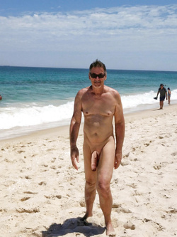 True nudist friends on the beach