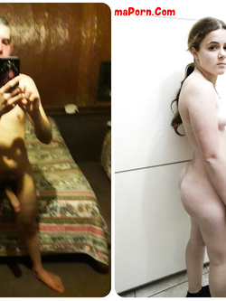 io e carmela complatamente nudi