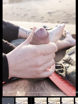 Mi fa schizzare in spiaggia