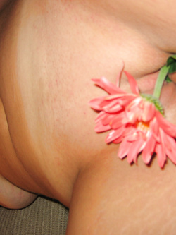 april and her flower