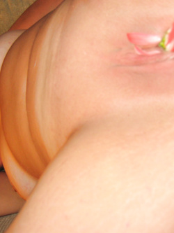 april and her flower