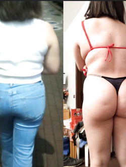 Culo e Tettine esibite