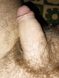 Getting a hard boner on bed