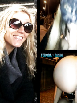 FEDORA BIONDA SEXY DI RIMINI