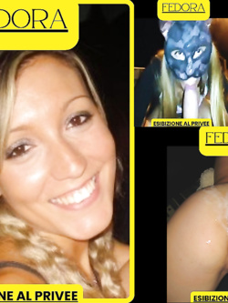 FEDORA BIONDA SEXY DI RIMINI