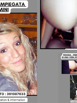 FEDORA BIONDA SEXY DI RIMINI