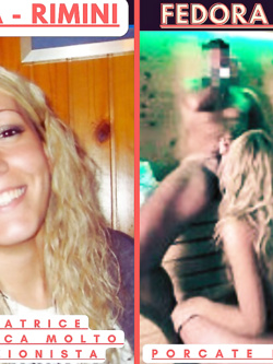 FEDORA BIONDA SEXY DI RIMINI