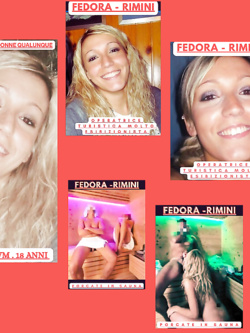 FEDORA BIONDA SEXY DI RIMINI