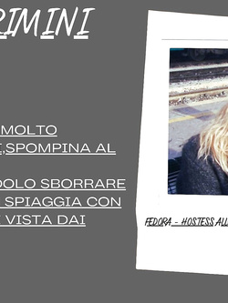 FEDORA BIONDA SEXY DI RIMINI