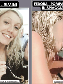 FEDORA BIONDA SEXY DI RIMINI