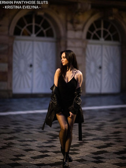 German pantyhose slut Kristina Evelyna