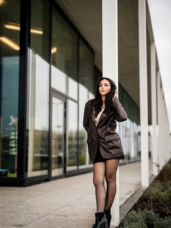 Horny pantyhose slut Kristina Evelyna Parte 2