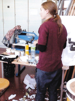 German stage sculptor Franziska Toffel at wnbr