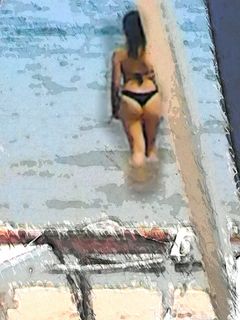 la mia vicina in spiaggia