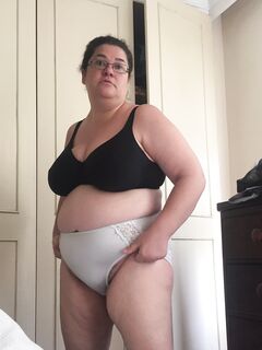 BBW Wife Sal Takes Her Panties Off For You