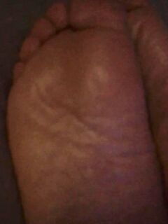 Piedi di Mamma Cicciona Grassi Attendono Sborra